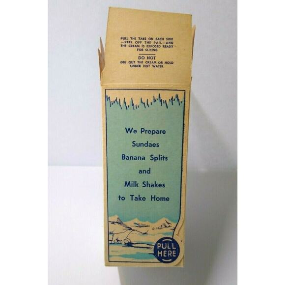 Vic And Kai Ice Cream Container 1932 Original Penguins Polar Bear Ship Iceburgs - Picture 5 of 7